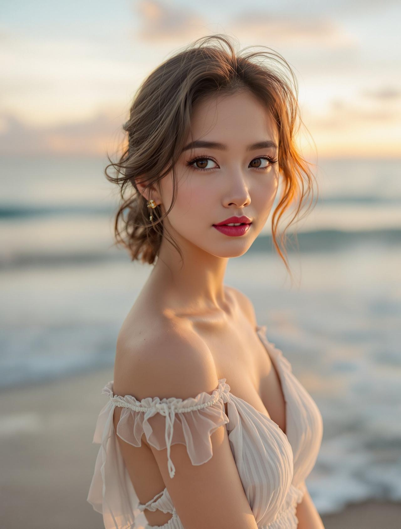 cosplay图集 - 纯欲风风格作品 - 海边日记